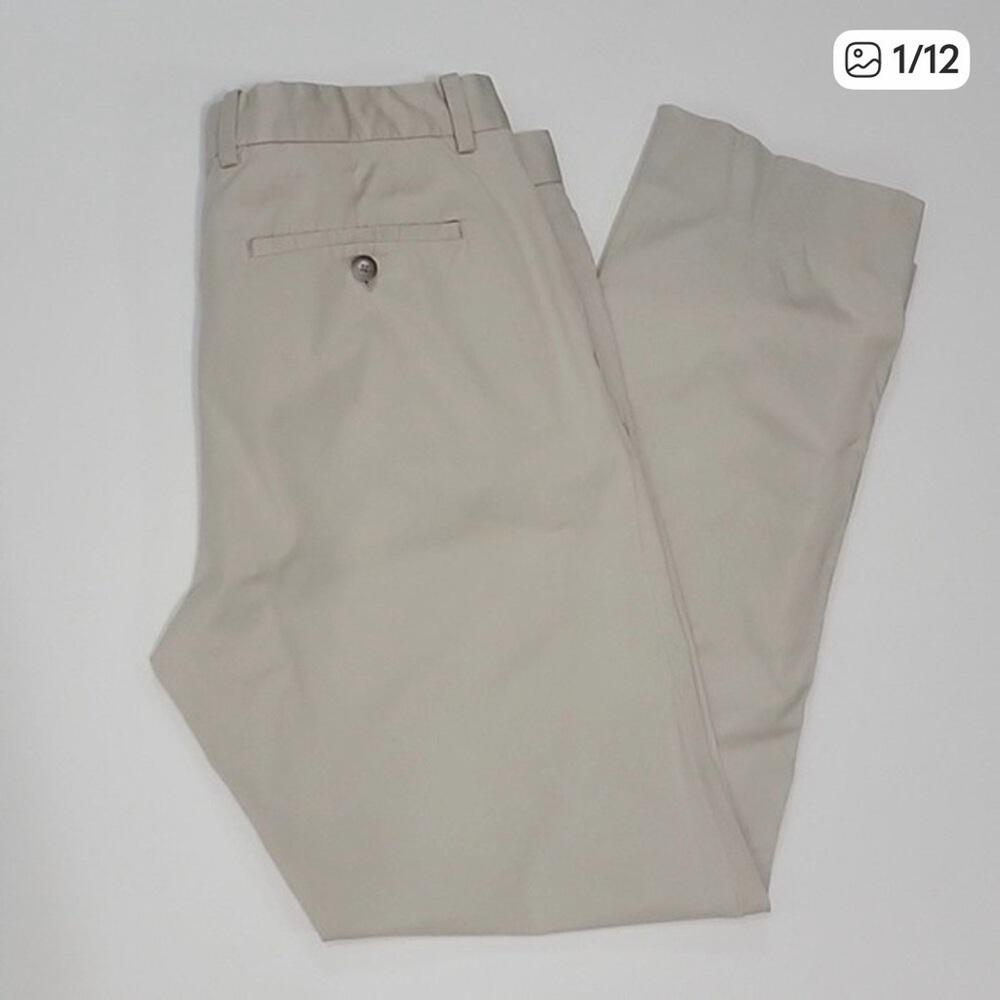 THEORY Khaki Dress Pants, size 33, wonderful light poplin fabric.